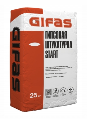 Штукатурка гипсовая GIFAS START Штукатурка гипсовая GIFAS START