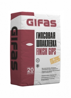 Гипсовая шпаклевка GIFAS FINISH GIPS Гипсовая шпаклевка GIFAS FINISH GIPS