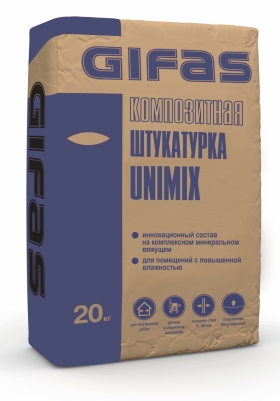 Композитная штукатурка GIFAS UNIMIX Композитная штукатурка GIFAS UNIMIX
