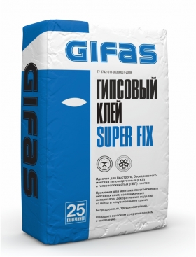 Гипсовый клей SUPER FIX Гипсовый клей SUPER FIX