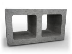 Камень для устройства вентканалов КС-ПС 2-х канальный.