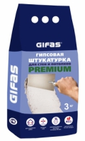 Штукатурка гипсовая PREMIUM (3 кг) для ручного нанесения