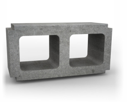 Камень для устройства вентканалов КСР-ПС 2-х канальный.