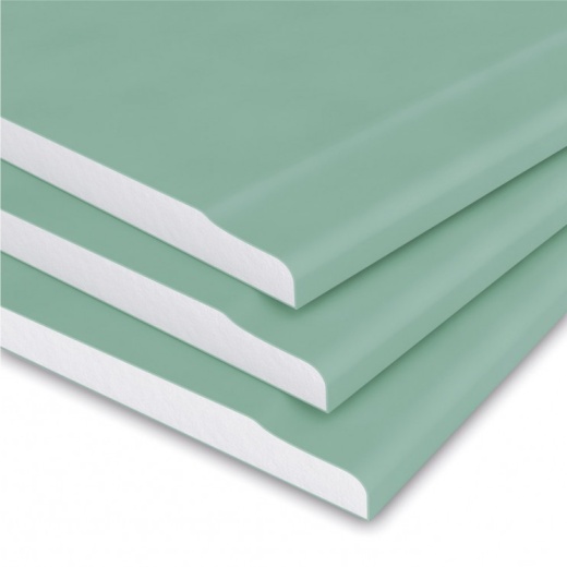 Влагостойкий гипсокартон GIFAS. ГСП (тип H3). Длина листа 2 (!) метра, толщина - 12,5 мм.