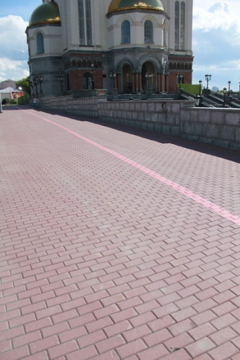 Тротуарная плитка "КИРПИЧИК"