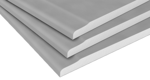 Гипсокартон (ГСП тип А). GIFAS - стандарт. Толщина листа 12,5 мм.